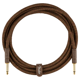 Fender フェンダー Paramount 10'（約3m） Acoustic Instrument Cable Brown ギターケーブル