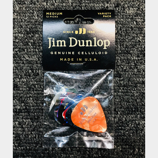 Jim Dunlop CELLULOID PICK MEDIUM VARIETY PACK PVP106【12枚入り】【Webショップ限定】