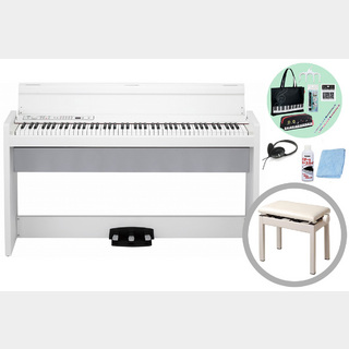 KORGLP-380-WH U (ホワイト)【高低自在ピアノ椅子セット】デジタル・ピアノ