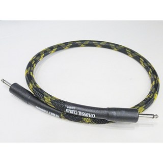 Colossal Cable COLOSSUS SPEAKER CABLE 3ft ST/ST Plug [Yellow Spyder]