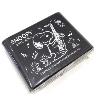 SNOOPY SNOOPY with MUSIC テナーサックス/バスクラリネット用 リードケース  ブラック STS-05 