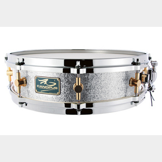 canopus The Maple 4x14 Snare Drum Silver Spkl