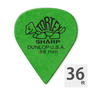 Jim Dunlop412 TORTEX SHARP 0.88×36枚 ピック