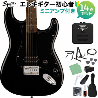 Squier by FenderSONIC STRATOCASTER HT H Black エレキギター初心者セット【ミニアンプ付】