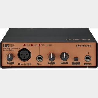 SteinbergUR12 Black & Copper Mode USBオーディオインターフェイス UR12B