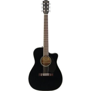 Fender CC-60SCE Concert Black (Walnut Fingerboard) フェンダー エレアコ アコースティックギター アコギ【WEBSH