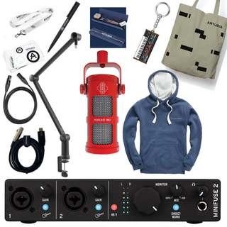 ArturiaMiniFuse 2 BK & SONTRONICS/PODCAST PRO RED 配信セットパック【WEBSHOP】