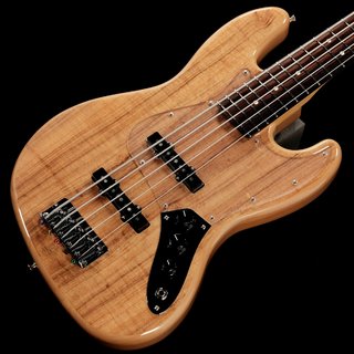 Fender ISHIBASHI FSR MIJ Hybrid II Jazz Bass V Koa Top Alder Back Natural [5弦ベース](重量:4.51kg)【渋谷店