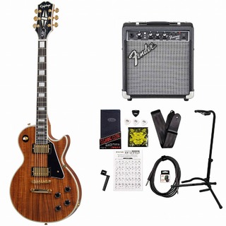 EpiphoneInspired by Gibson Les Paul Custom Koa Natural エピフォン レスポール カスタム FenderFrontman10Gアン