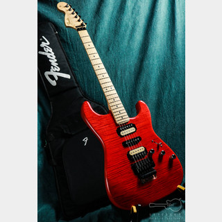 Fender Michiya Haruhata Stratocaster Trans Pink 2020 w/ Black Hardware