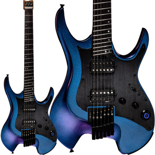 MOOERGTRS W900 Aurora Purple エレキギター ワイヤレス搭載 エフェクト内蔵 ヘッドレス オーロラパープル