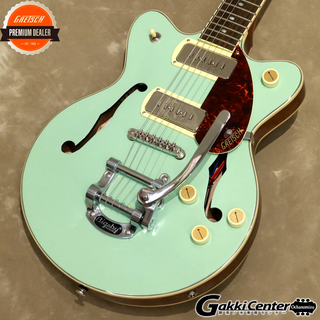 GretschG2655T-P90 JR. DOUBLE-CUT P90 WITH BIGSBY, Two-Tone Mint Metallic