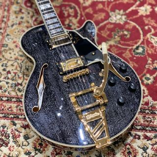 D'Angelico Excel SS Shield Tremolo Black Dog セミアコギター ブラック・ドッグ ハードケース付属