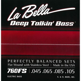 La Bella 760FS / Flat Wound Stainless Steel Bass Strings