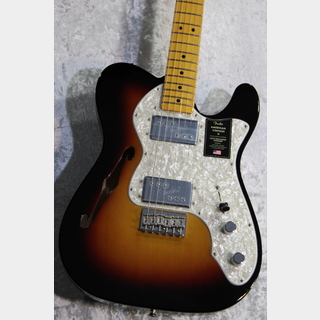 Fender American Vintage II 1972 Telecaster Thinline 3-Color Sunburst #V13255【3.68kg】