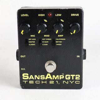 Tech 21 SansAmp GT2 ギターエフェクター 楽天市場】【正規品】TECH21 GT2 新品 アンプシミュレーター