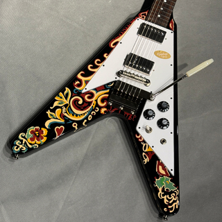 Epiphone Jimi Hendrix "Love Drops" Flying V Ebony 