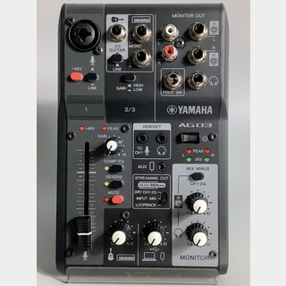 YAMAHA AG03 MK2（ブラック） 配信用ミキサー