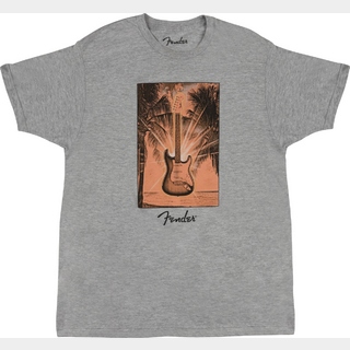FenderSurf Tee Gray Heather L [Lサイズ] フェンダー Tシャツ【WEBSHOP】