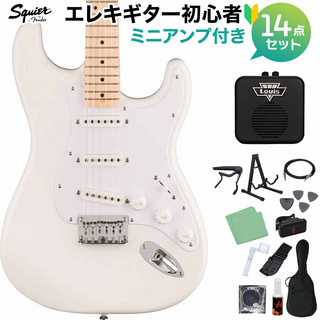 Squier by Fender SONIC STRATOCASTER HT AWT エレキギター初心者セット【ミニアンプ付き】