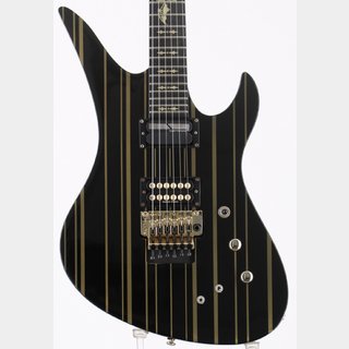 SCHECTER AD-A7X-SS-CTM/SN SYNYSTER CUSTOM-S Modified Gloss Black w/Gold Stripes【横浜店】