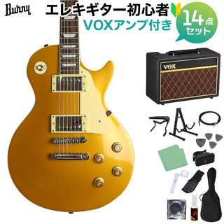 Burny SRLG55 Vintage Gold Top 初心者14点セット 【VOXアンプ付き】 レスポールタイプ