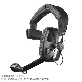 beyerdynamicDT 108 200/400 BK 片耳ヘッドセットマイク ケーブル別売