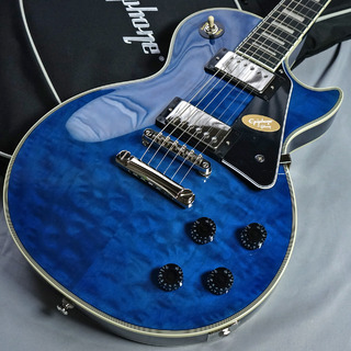 Epiphone Les Paul Custom Quilt Viper Blue (バイパーブルー) エレキギター レスポールカスタム 島村楽器限定