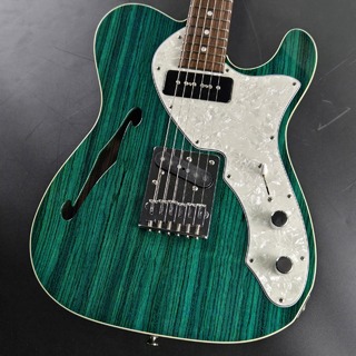 FREEDOM CUSTOM GUITAR RESEARCH C.S. TE Pepper Semi Hollow / Green Transparent【現物画像】