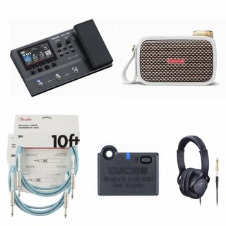 BOSS GX-10 Guitar Effects Processor ボス GX10 マルチエフェクター [BT-DUAL + Spark GO Pearl 同時購入セット