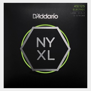 D'Addario NYXL45125 NYXL Series 5-String Bass Strings 45-125 Long Scale 5弦ベース用【池袋店】