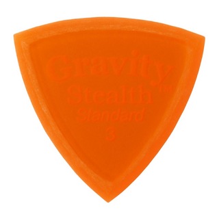 Gravity Guitar Picks Stealth -Standard Master Finish- GSSS3M 3.0mm Orange ギターピック