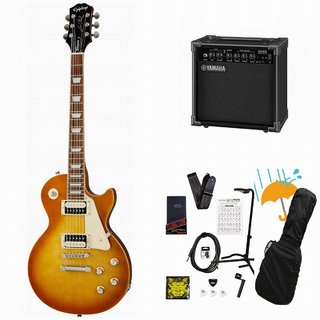 EpiphoneLes Paul Classic Honeyburst レスポール エレキギター YAMAHA GA15IIアンプ付属初心者セットR【WEBSHOP】