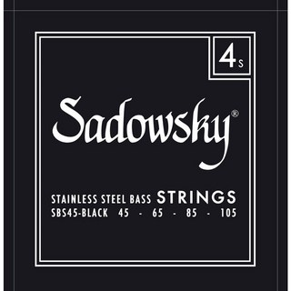 Sadowsky 【旧定価品最終入荷】ELECTRIC BASS STRINGS Stainless Steel 4ST(45-105) SBS45/Black