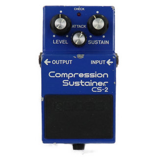 BOSS 【中古】コンプレッサー エフェクター BOSS CS-2 Compression Sustainer Made in Japan ギターエフェクター