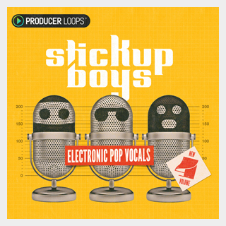PRODUCER LOOPS STICK UP BOYS ELECTRONIC POP VOCALS VOL 4