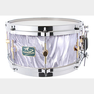 canopus The Maple 6.5x12 Snare Drum White Satin