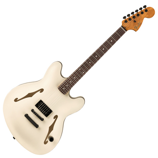 Fenderフェンダー Tom DeLonge Starcaster RW BHW Satin Olympic White エレキギター
