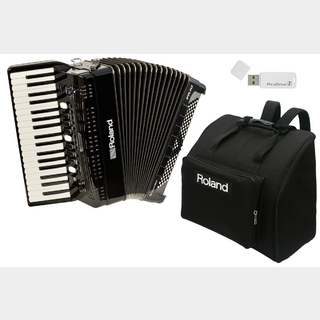 Roland V-Accordion FR-4X BK【純正ケース BAG-FR-3 セット！】ブラック Vアコーディオン ピアノ鍵盤タイプ