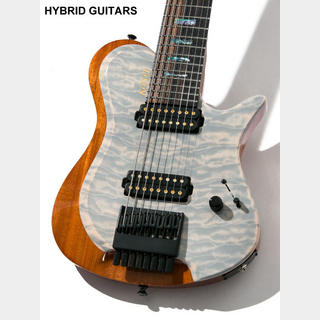 Kiesel GuitarsCustom Order ZEUS 8strings Quilted Maple Top Translucent White 2023