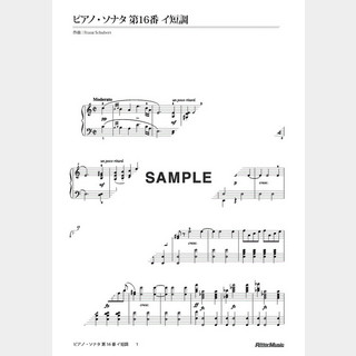 シューベルト ピアノ・ソナタ 第16番 イ短調