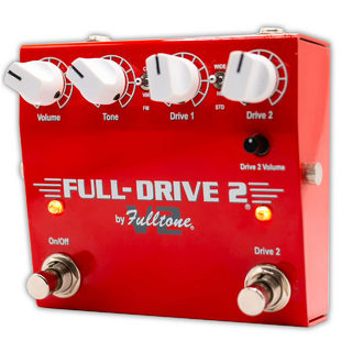 FulltoneFull-Drive2 v2 【三つのクリッピング・モードを搭載した2チャンネルドライブペダル】