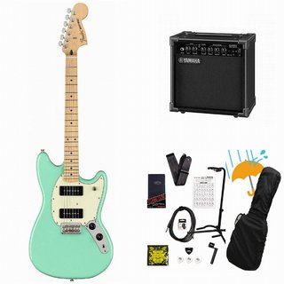 FenderPlayer Mustang 90 Maple FB Seafoam Green フェンダー［新品特価品］ YAMAHA GA15IIアンプ付属初心者セッ