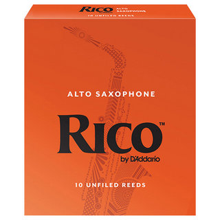 D'Addario Woodwinds/RICO RICO アルトサックス用リード オレンジ箱 10枚入 リコ 3 [LRIC10AS3]【横浜店】