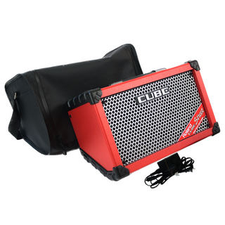 Roland 【中古】 ギターアンプ ローランド ROLAND CUBE Street RED 乾電池駆動パフォーマンス用 ギターアンプ