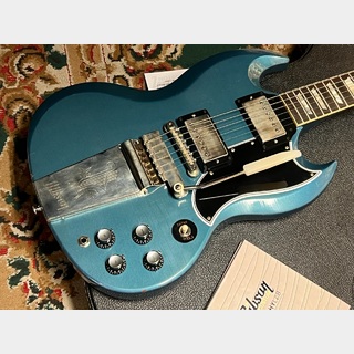 Gibson Custom Shop Murphy Lab 1964 SG Standard with Maestro Vibrola "Light Aged" Antique Pelham Blue s/n 203954