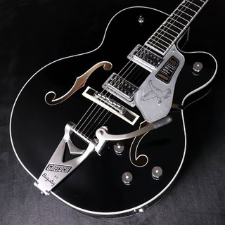 Gretsch Falcon Hollow Body with String-Thru Bigsby and Chrome Hardware Ebony Fingerboard Black 【梅田店】