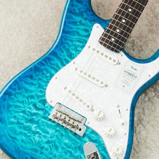 Fender 2024 Collection Made in Japan Hybrid II Stratocaster QMT -Quilt Aquamarine-【3.39kg】【最終入荷】