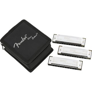 Fender Blues Deluxe Harmonica Pack of 3 with Case [ハーモニカ3本セット]【WEBSHOP】