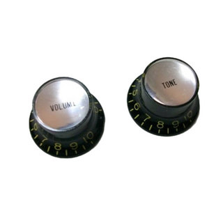 MontreuxVintage Tint Reflector knob Black 1V1T No.8506 ギターパーツ